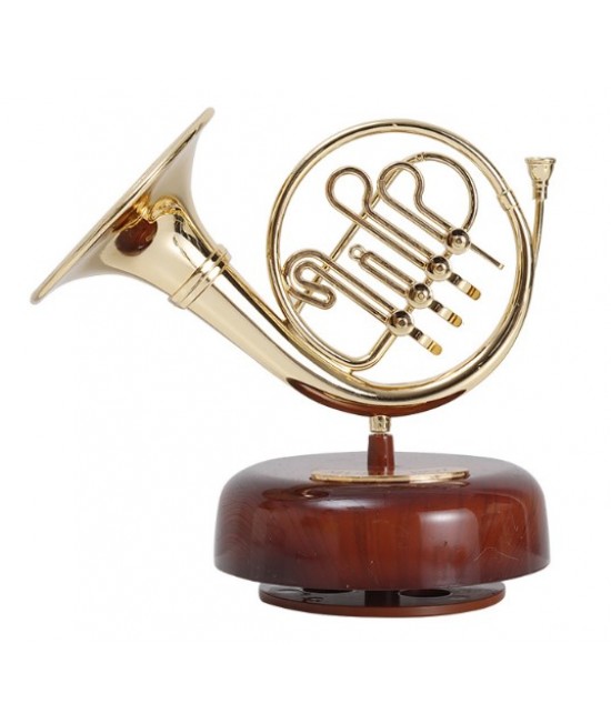 旋轉 管樂樂器 音樂盒 薩士風/小號/圓號 MUSIC BOX